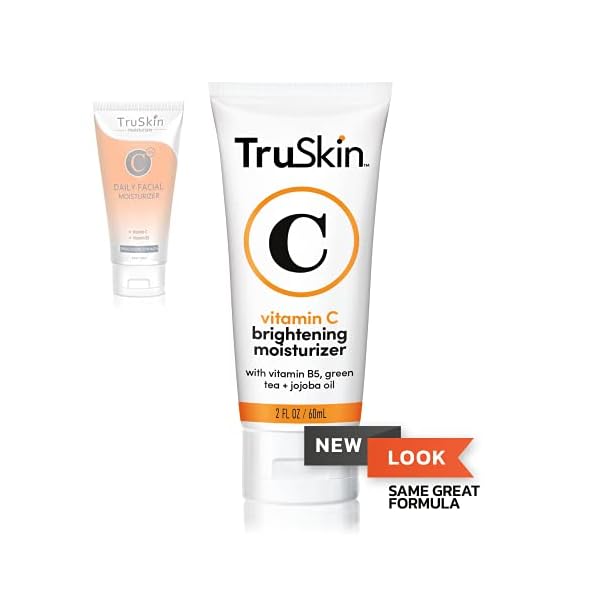 TruSkin Vitamin C Face Moisturizer for Women â Brightening, Anti Aging, Hydrating, Skin Wrinkle Cream â Vitamin B5, Vitamin E, Jojoba Oil, Aloe Vera & Green Tea, 2 fl Oz