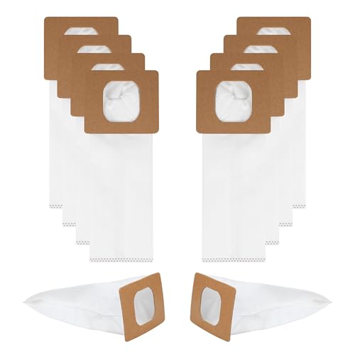 Image of 10 Pack Type I HEPA Vacuum Bags Replacement for Hoover AH10005 Series | Compatible with UH30010COM UH30010CA SH10000 premium HEPA filtration maintains optimal vacuum suction and clean indoor air.