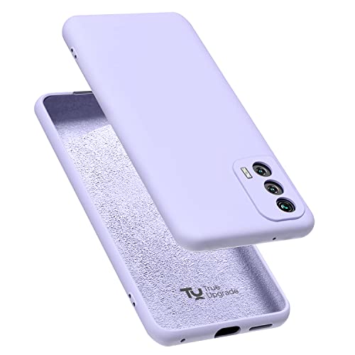 Image of TRUEUPGRADE Liquid Silicone iQOO Z6 Pro | Vivo T1 Pro 5G Back Cover Case| Microfiber Inside | 360 Degree Protection Back Cover Case for iQOO Z6 Pro | Vivo T1 Pro 5G - Purple