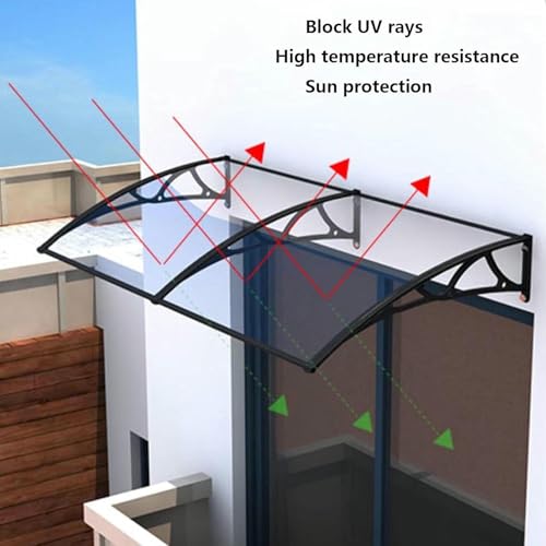 Toldo de policarbonato transparente para cubierta de techo al aire libre 6