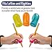 The Pencil Grip Bumpy Grip - Neon Ergonomic Writing Aid, 6-Pack, Doctor-Designed to Improve Handwriting, Reduce Fatigue & Hand Pain, Universal Fit for Kids, Adults, Left & Right Handed Use