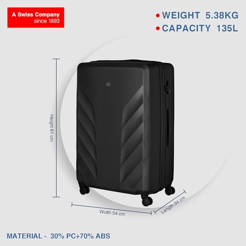 Image of WENGER, Motion, Hardside Suitcase, Swiss Designed, Travel Luggage Bag for Business & Leisure