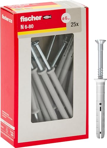 Fischer Tasselli Prolungati a Battere N 6 x 80 Y,