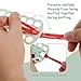 COHEALI 5Pcs Embroidery Floss Organizer Plastic Thread Holder 37 Hole Cross Stitch Board Sewing Accessories for Craft DIY Storage