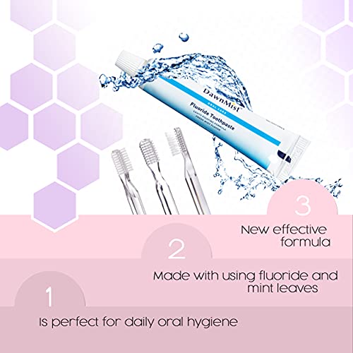 Dukal Toothpastes. Pack Of 144 Fluoride Toothpastes. 0.6 Oz. Laminated Tubes. Cavity Fighting Formula. Effective And Safe For Sensitive Enamel. Freshens Breath, Removes Stains, Rtp06 #TOP2