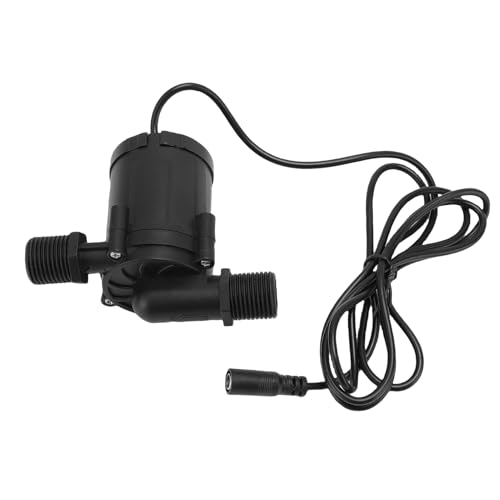 Dpofirs Bomba de Agua sin Escobillas de 24V CC, Bomba de Circulación de Agua con Motor Estable y Eficiente para Peceras, Estanques, Fuentes de Jardín, Plástico Ligero