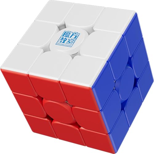 Image of HAWKISTER Kid Moyu Rs3M V5 2023 Magnetic Dual Adjustment 3X3 Speed Cube, Professional 3X3X3 Puzzle Cube Stickerless Rs3M V5 Magnetic Cube (Magnetic Dual Adjustment)