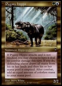 Magic: the Gathering - Pygmy Hippo - Visions