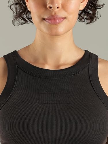 Image of Slim Fit Cotton Crew Neck Tank Top