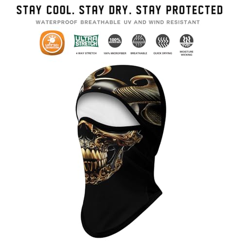 Image of Obacle Balaclava Face Mask Men Women for Sun Protection Motorcycle Fishing Raves