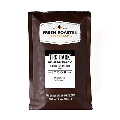 Fresh Roasted Coffee, Dark Sumatra Mandheling/Frc Dark Roast Blend, Bundle, Whole Bean, 5 Pound Bags #TOP19