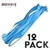 BoxerTool Pro Movers Band 12-Pack 36 Blue Extra Large Rubber Bands for Moving Blankets and Furniture, Trash Cans, Variety of Sizes From 30in, 36in & 42in