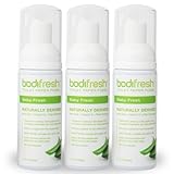 Bodifresh Cleansing Foam with Aloe and Vitamin E (Baby Scented) - Gently Removes what Dry Toilet Paper Leaves Behind- Flushable Wipes