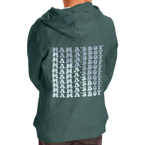Mama's Boy Print Toddler Full-Zip Hoodie - Trendy Clothing for Boys - Outfit for Boys