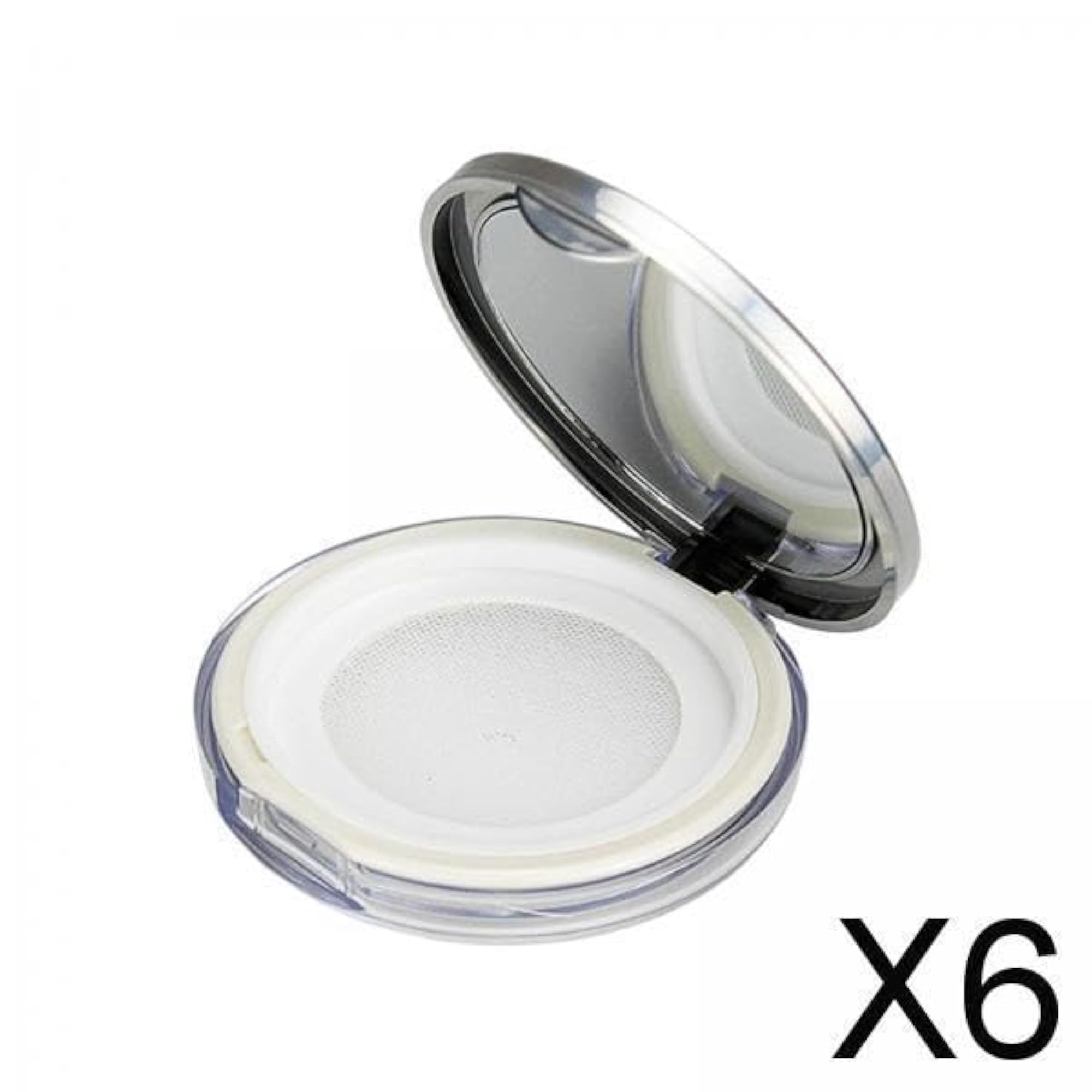 6x Powder Box Portable Dispenser Case for Home Travel