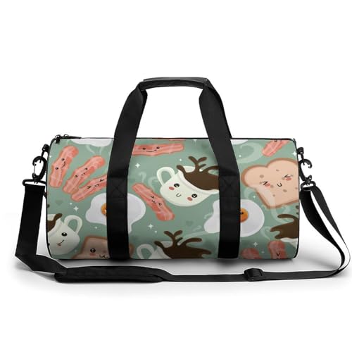 Sac de sport œuf café 45cm avec grand volume camping et gym