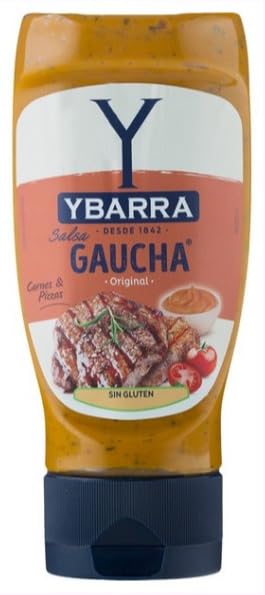 Ybarra Salsa Gaucha Original, Salsa Agrodolce per Carni e Grigliate, Bottiglia da 250 ml, Confezione da 3