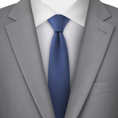 Image of Jacob Alexander Men's Skinny Width 2 inch Solid Color Tie