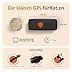 Weenect XS für Katzen - NEU Mini GPS-Tracker für Katzen | GPS-Tracking in Echtzeit | Ohne Distanzlimit | Kleinstes Modell auf dem Markt | Halsband inkludiert | Abonnement