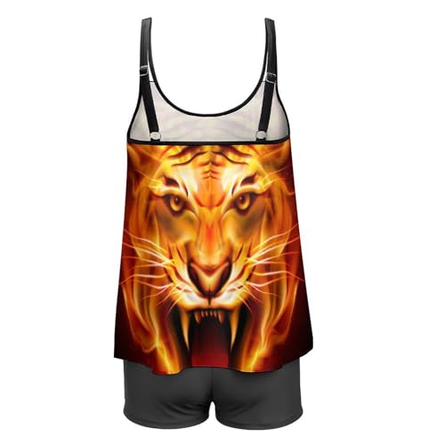Maillot de bain tankini short de garçon ensemble bikini fluide robe de plage
