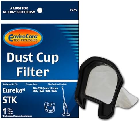 EnviroCare Filter Queen Vacuum Replacement Filters - 12 Pack Micro Filtration For Allergy Sufferers