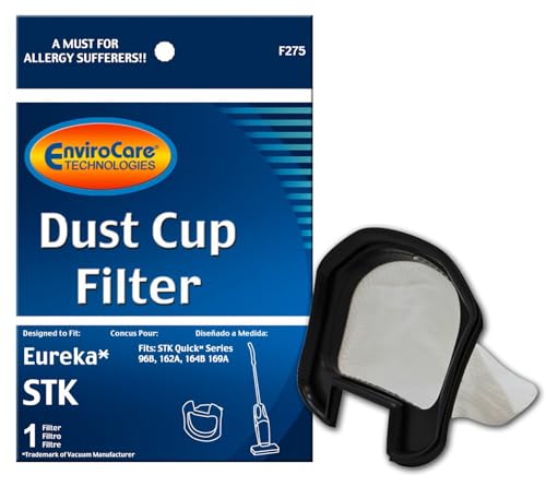 EnviroCare Replacement Vacuum Cleaner Dust Cup Filter made to fit Eureka STK Vacuums