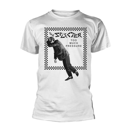 T-shirt gris Too Much Pressure The Selecter pour homme adepte de mode rétro alternative