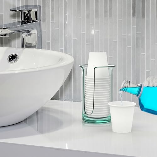 image for Dealusy 200 Count 3 oz Disposable Coffee Cups, Bathroom Mouthwash Cups