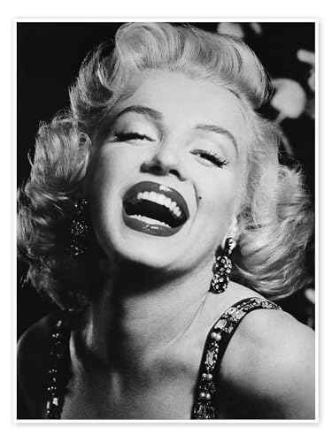 Posterlounge Marilyn Monroe col rossetto Poster di Celebrity...