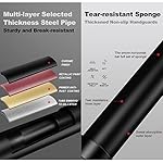 RHINOSPORT Door Pull Up Bar Doorway No-Screw from 69-92 cm (27.1in-36.2in) Workout Equipment for Home Gym Upper Body Workout Non-slip 2x EXTRA Foam Padding for Ultimate Door Frame Protection - Image 4