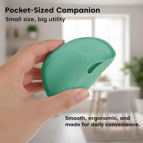 Image of Sounce 3 PCS Silicone Headphone Organizer Case - Mini Cable Storage Pouch Portable Earphone Carrying Case for USB Cables, Keys, Coins & Travel Accessories Soft Reusable Silicone