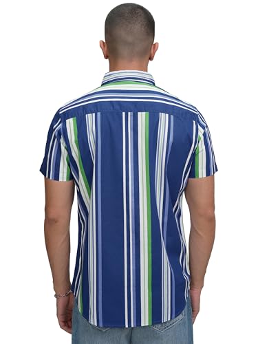 Image of Highlander Men's Striped Slim Fit Shirt