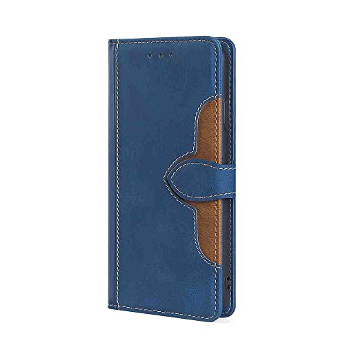 Fansipro Funda tipo cartera para MEIZU 16 GLOBAL EDITION, funda de piel sintética de alta calidad, para 16 edición global, 2 ranuras para tarjetas, fácil de llevar, color azul