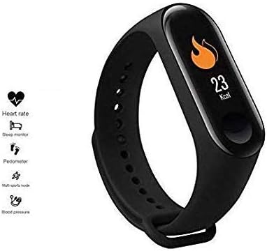 Zaptin Outbolt Smart Wristband with Pedometer, Fitness Tracker, HR Activity, Tracker, Heart Rate Monitor, Step Tracker and Calorie Counter for Kids, Women, and Men (Colour Screen, 2019 Ver)