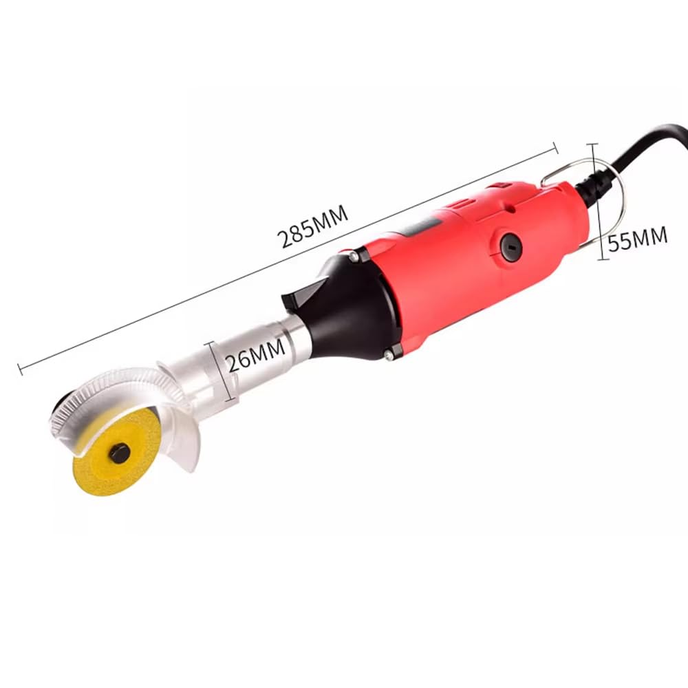 Toplionace Limpiadora de Ranuras de Azulejos Eléctrica de 220V CA, Herramienta Manual para Quitar Lechada con Velocidad Ajustable de 350W