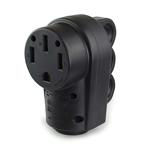 Leisure Cords 50 Amp Female Rv Receptacle Plug Electrical Plug Adapter With Handle (50-Amp Female) #TOP2