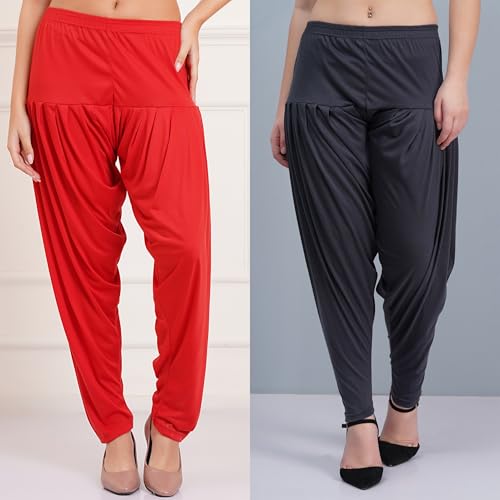 Image of Buy That Trendz Patiala Salwar for Women Relaxed Fit Viscose Patiyala Salwar Harem Bottom Pants