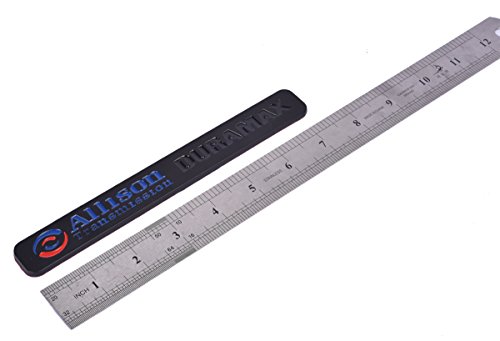 Image of Aimoll 2pcs Allison Transmission Duramax,for 3D Emblem 2500HD 3500HD Gm Chevrolet Silverado (Black)