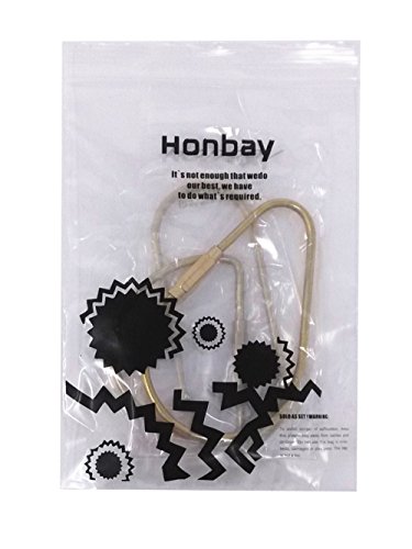 Honbay 3Pcs Different Shape Brass Key Ring Key Holder #TOP6