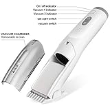Bimirth Kids Haarschneider, Vakuum Baby Haarschneider, Leise Kids Haarschneidemaschine, Silent Haartrimmer für Kinder, Wasserdichter, Schnurlose, USB Schnell Wiederaufladbar, 3 Führungskämme (Vakuum)