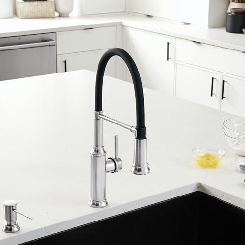 Image of BLANCO, Stainless 442509 EMPRESSA Pull-Down Dual Spray Semi-Pro Kitchen Faucet, 1.5 GPM
