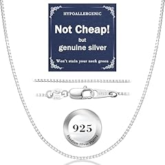 1.2mm Box Chain - Silver