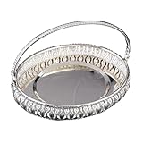 Construction métallique : Ce plateau de service est conçu pour durer. Sa construction robuste garantit une durabilité à long terme et une résistance à l'usure quotidienne, tout en conservant un éclat brillant et raffiné qui ne s'abîme pas facilement.