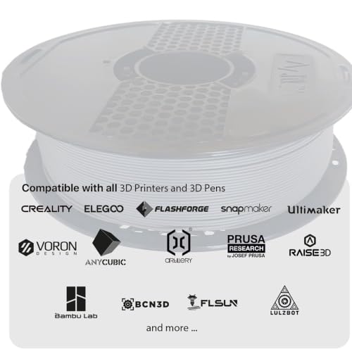 Image of NFIL3D Premium High Strength PLA+ Natural White 3D Printer Filament | Dimensional Accuracy + /- 0.015mm |1.75mm | Easy to Print, No Clogging,Smooth Finish,Tangle-Free |Compatible with All 3D Printers