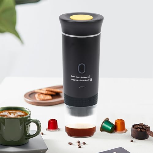 Cafetera portátil con bomba de alta presión 120 mL miniatura 2