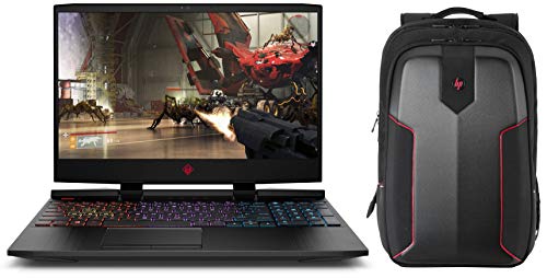 Image of HP Omen 15-dc0084tx (8th Gen Intel Core i7-8750H /16GB /128GB SSD + 1TB HDD /Win10 /GTX 1050Ti 4GB Graphics /144 Hz Refresh Rate) & Omen Gaming Backpack