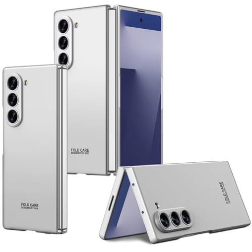 Image of TechTrendz Hard PC Ultra Slim Matte Case for Samsung Galaxy Z Fold 7,Shockproof Anti Scratch Protective Cover with Wireless Charging Compatible with Z Fold 7 5G (Elegant Silver)