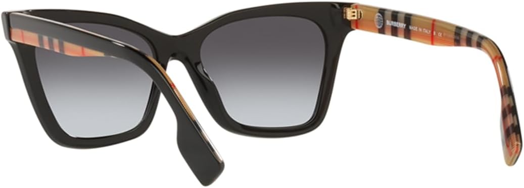 BURBERRY Sunglasses BE 4346 39428G Elsa Black Light Grey Gradient - Image 6