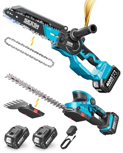 SEESII 3-in-1 Cordless Chainsaw & Trimmer