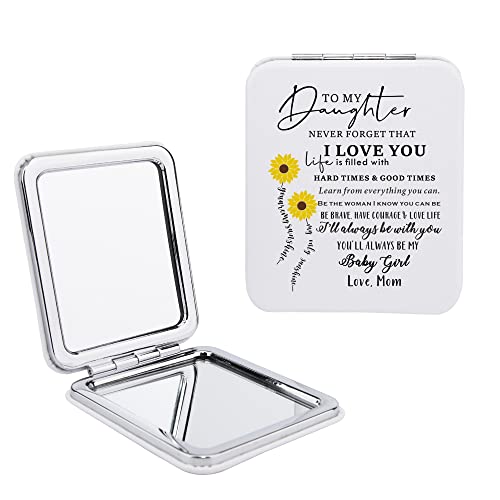 Espejo compacto cuadrado Gtizry para maquillaje miniatura 1